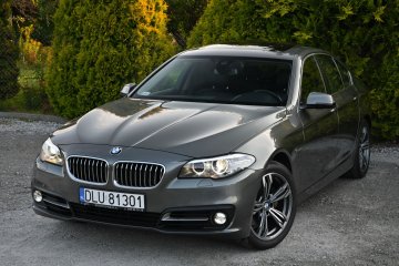 BMW 520D Lift Sedan Fotele Sport HAK Duża Navi Skóra Śliczny Kolor
