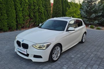 BMW 116i MPakiet Xenon Szyberdach Alpejska Biel Śliczna Zadbana