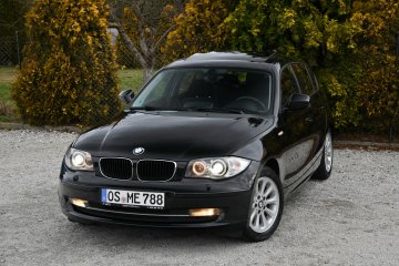 BMW 1 2.0d Xenon Navi Szyberdach NOWY ROZRZĄD Bezwypadkowa Czarna