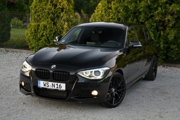 BMW 1 2.0d MPakiet Xenon Alcantara NOWY ROZRZĄD Alu`19 Bezwypadkowa Śl