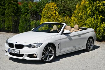 BMW 428i Cabrio MPakiet Xenon Skóra Śliczna Biała