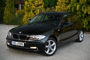 BMW 1 2.0D Czarna NOWY ROZRZĄD Tylko 203tys km Bezwypadkowa