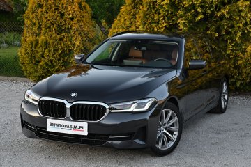 BMW 520i Lift Skóra Komforty z pamięcią 100% Bezwypadkowa Śliczna