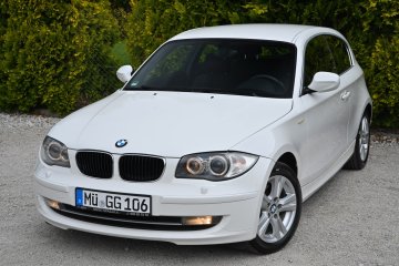 BMW 1 2.0D Xenon Klimatronik NOWY ROZRZĄD Nowe Tarcze Alpejska Biel