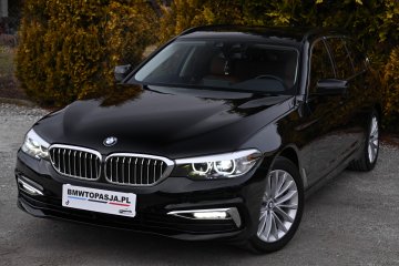 BMW 520D 190KM Luxury Line Skóra Licznik FULL LED Hak Tylko 175 tys km