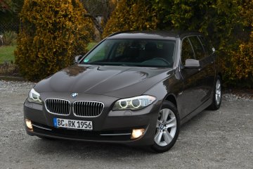 BMW 520d 184KM Xenon Navi NOWY ROZRZĄD Hak Bezwypadkowa Havana Metalic