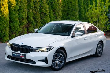 BMW 3 20i Sedan Biała Perła Sportowe Fotele Licznik Full LED Śliczna