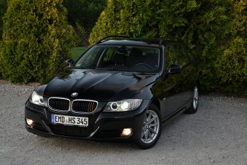 BMW 3 2.0d Czarna Navi Xenon NOWY ROZRZĄD Serwis ASO BMW Bezwypadkowa