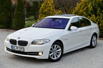 BMW 520d Sedan Skóra Dociągi Head Up NOWY ROZRZĄD Bezwypadkowa 1wł
