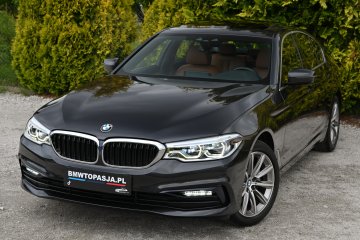BMW 520i Sedan Sport Line Adaptive LED Komforty Czarna Podsufitka