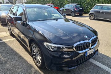 BMW 3 2.0i Czarna Asystent Jazdy Pełny Serwis ASO BMW Alu 17 Śliczna