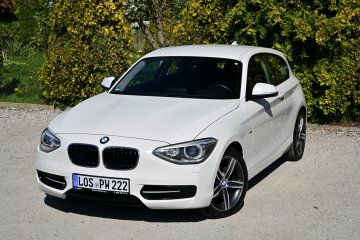 BMW 1 Sport Line Xenon Navi NOWY ROZRZĄD Alpejska Biel Tylko 181 tys!