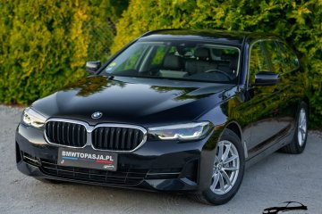 BMW 520D Full LED Duży Ekran 4Strefowa AC Asystent Jazdy Bezwypadkowa