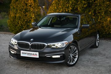 BMW 520D 190KM Sedan Alu `19 Elektryczny Hak Bezwypadkowa 168tys km