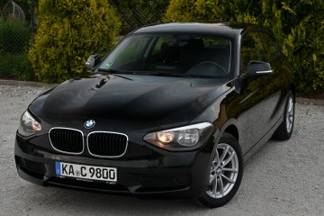 BMW 1 Czarna NOWY ROZRZĄD 100% Bezwypadkowa 1właściciel