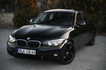 BMW 116d Lift Automat Czarna MPakiet Bezwypadkowa Śliczna