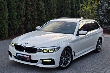 BMW 520D MPakiet 190KM Skóra Ambiente Kubełki Śliczna 100%Bezwypadkowa