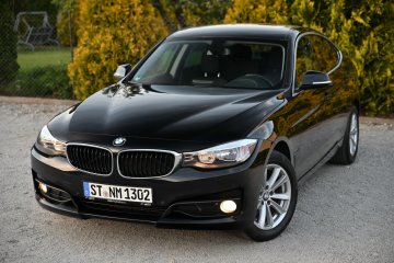 BMW 318d GT Czarna Serwis ASO BMW 100% Bezwypadkowa