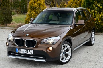 BMW X1 2.0d NOWY ROZRZĄD 100% Bezwypadkowa Brązowa Tylko 172 tys km