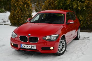 BMW 116d 2015r 5drzwi NOWY ROZRZĄD Bezwypadkowa Karmesin Rot Śliczna