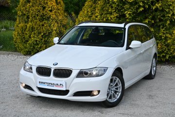 BMW 3 2.0D Xenon Panorama NOWY ROZRZĄD Śliczna AlpinWeiss Tylko 204tys