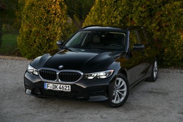 BMW 320d 190KM Sportowe Fotele HiFi Licznik FULL LED 100% Bezwypadkowa