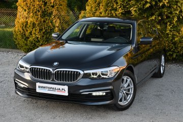 BMW 520i Sedan Full LED Duża Navi Hak 100%Bezwypadkowa Tylko 134tys km
