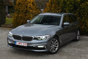 BMW 5 2.0D Luxury Skóra Sportowe Fotele Individual 100% Bezwypadkowa