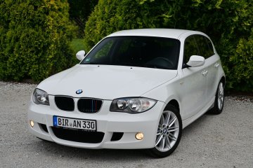 BMW 1 2.0D MPakiet Fabryczny Klimatronik NOWY ROZRZĄD Alpejska Biel