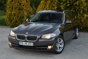 BMW 525D 218KM Skóra Komforty HeadUp NOWY ROZRZĄD Hak Panorama Śliczna