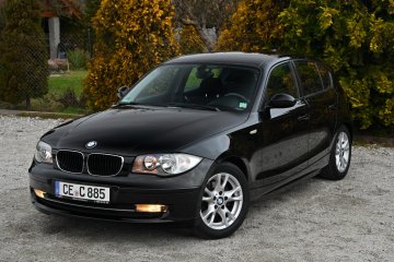 BMW 116i Lift Czarna Ładne wnętrze Kubełki Multfunkcja Tylko 114tys km