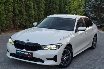 BMW 3 20i Sedan Biała Perła Sportowe Fotele Licznik Full LED Śliczna