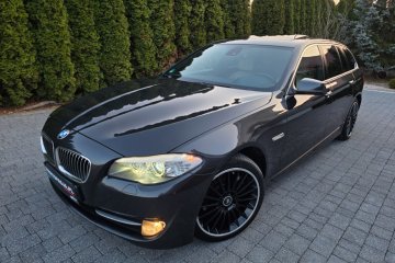BMW 525D 218KM Skóra, Duża Navi, Panorama, Alu `19 BiXenon Skrętny