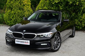 BMW 520D SportLine Kubełki Ambiente Hak holowniczy 100% Bezwypadkowa