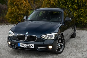 BMW 1 2.0d Sport Line NOWY ROZRZĄD Bezwypadkowa 1wł