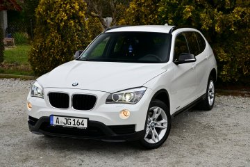 BMW X1 2.0d Sport Line Serwis ASO NOWY ROZRZĄD Automat Śliczna Biała